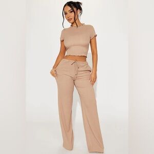 Fashion Nova Two Piece Pant Set - NEW